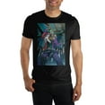 thumbnail image 1 of Joker and Harley Quinn Black Couple Cuddle Men's Black T-Shirt Tee Shirt-4XL, 1 of 2