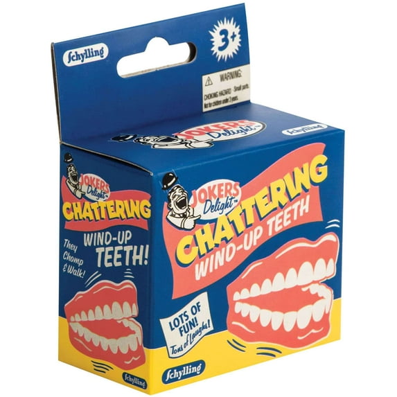 Jokers Delight Chattering Wind-Up Teeth