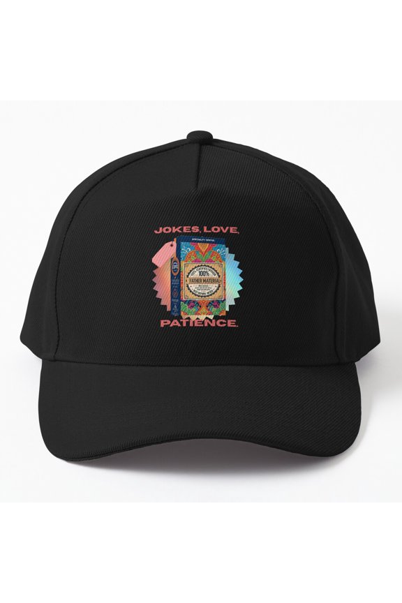 Jokes Love Patience Baseball Hat, Family Values Statement Graphic Design, Classic Everyday Cap