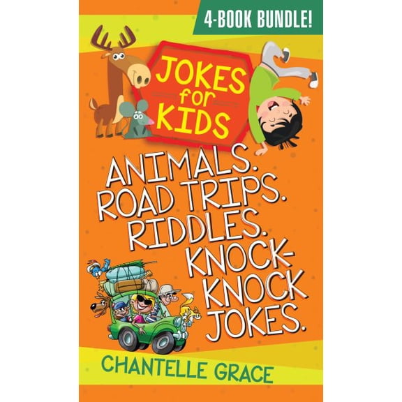 Pre-Owned Jokes for Kids - Bundle 2: Animals, Road Trips, Riddles, Knock-Knock Jokes (Paperback) 1424566541 9781424566549