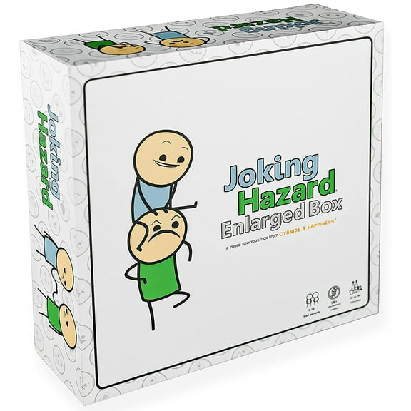 Joking Hazard: Englarged Box - Storage Box To Hold Base Game, Expansions Or Anything Else You Want, Includes 10 Blank Game Cards
