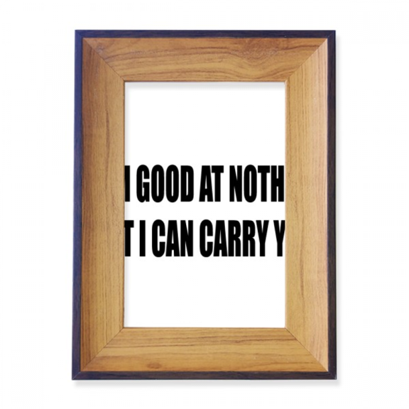 Joking Self Description Photo Frame Exhibition Display Art Desktop Painting