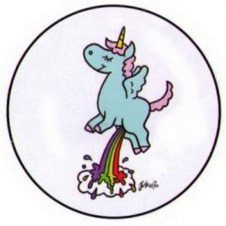 Jokobo Unicorn Rainbow Button JB4453