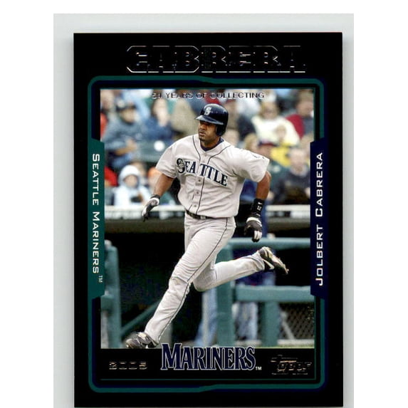 Jolbert Cabrera Card 2005 Topps Black #592