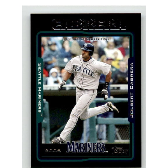 Jolbert Cabrera Card 2005 Topps Black #592