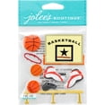 thumbnail image 1 of Jolee's Boutique Basketball Embellishment Stickers, 7 Piece, 1 of 2