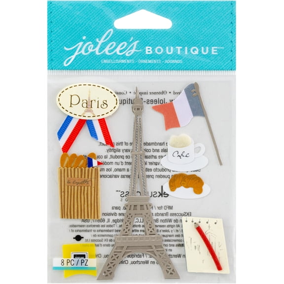 Jolee's Boutique Dimensional Stickers-Paris
