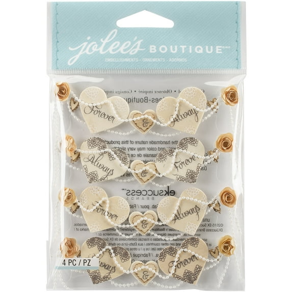 Jolee's Boutique Dimensional Stickers-Wedding Banner