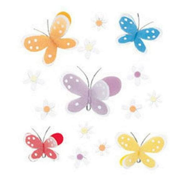Jolee's Boutique Sticker Collage Fluttering Friends