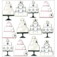 thumbnail image 1 of Jolee's Cabochon Dimensional Repeat Stickers-Wedding Cakes, 1 of 2