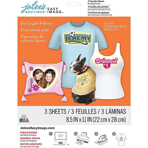 Jolee's Easy Image Transfer Sheets, 8.5" x 11", 10pk