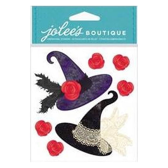 Jolee's Halloween Stickers-Witch Hats