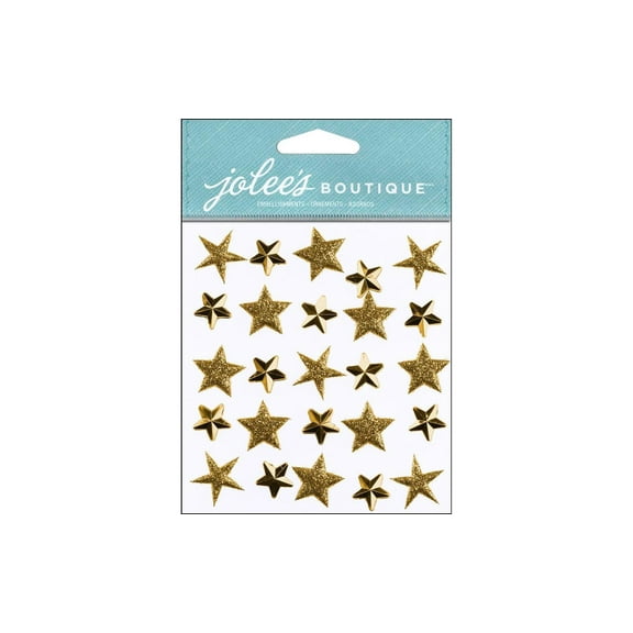 Jolee's Mini Repeats Stickers-Gold Stars