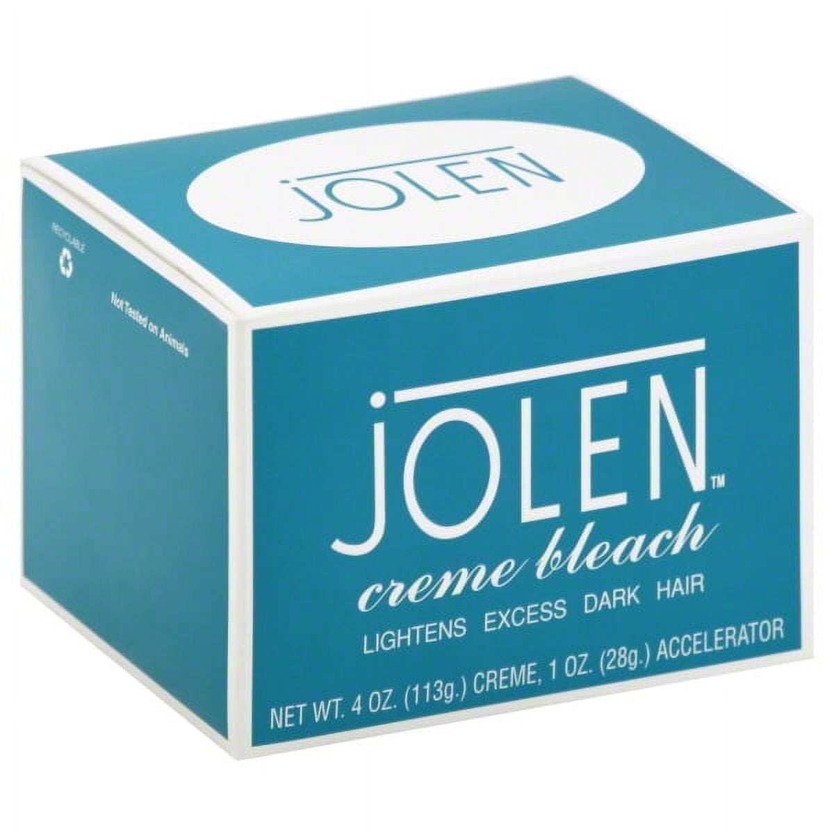 Jolen Creme Bleach Original for Body and Face Hair, 4 Oz