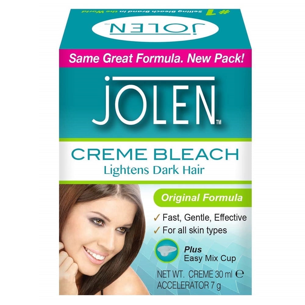 Jolen Creme Bleach Original Formula, Lightens Dark Hair 1 oz - Walmart.com