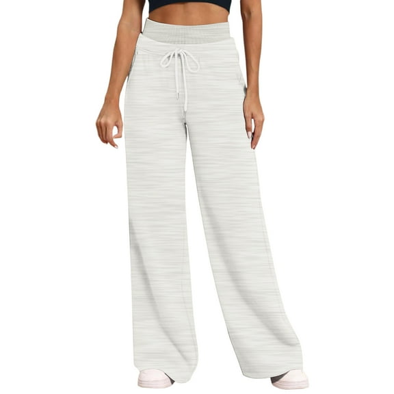 JoliSweat Sweatpants Women Wide Leg Sweat Pants Straight Sweats Baggy Jogging Tall Yoga Lounge Track with Pockets Joggers Gray XXL