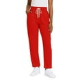 thumbnail image 1 of JoliSweat Women's Sweatpants Wide Leg Sweat Pants Fall Winter Clothes Baggy Drawstring Joggers with Pockets Red XXL, 1 of 5