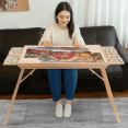 thumbnail image 1 of Jolicasa 27.6"H Wooden Puzzle Table for Adults,1500PCS Jigsaw Puzzle Board with 4 Sorting Drawers and Translucent Cover, 1 of 6