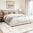 thumbnail image 1 of Jolicasa Area Rugs,8'x10'Soft Machine Washable Rugs for Livingroom Bedroom,Low-Pile Non-Slip Carpet,Cream, 1 of 5