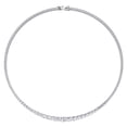 thumbnail image 1 of Jolie - 15 Carat Graduated Diamond Tennis Necklace ( Classic Setting), 1 of 2