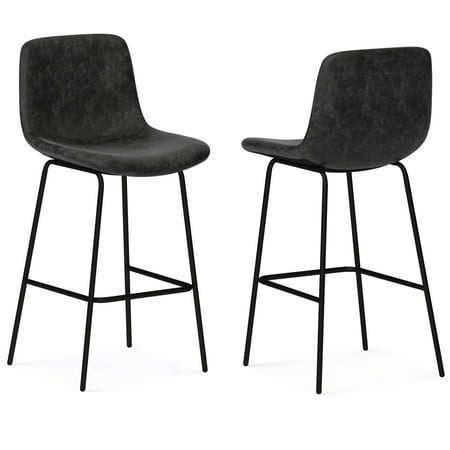 Simpli Home - Jolie Bar Stool (Set of 2) - Camel Brown