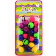 thumbnail image 1 of Jolie Girls by Tara 20 mm Twinbead Ball Assorted Color Ponytail Holders - 10 Pcs., 1 of 4