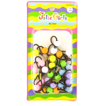 Jolie Girls by Tara Twinbead Metal Hair Elastics - Assorted Colors - 14 Pcs.