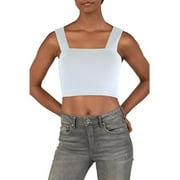Jolie & Joy by FCT With Love Womens Juniors Ribbed Bralette Cropped