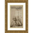thumbnail image 1 of Jolijn van de Wouw 12x18 Gold Ornate Wood Frame and Double Matted Museum Art Print Titled - Rembrandt and Artists from His Surroundings (1981), 1 of 4