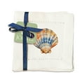 thumbnail image 1 of Jolitee Decorative Hemstitch Cocktail Napkins, 6"x6" Washable Linen-Like Cloth Napkins, Handmade for Entertaining and Everyday Use (Scallop Shell), 1 of 9