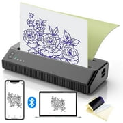 Jollebone Bluetooth Tattoo Stencil Maker Tattoo Transfer Thermal Printer Machine with 10 Transfer Paper