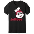 thumbnail image 1 of Jollibee Logo Men'S Black Cotton T-Shirt - Funny Casual Short Sleeve Crewneck, Machine Washable, Soft & Comfortable Fit, All-Season Wear, 1 of 5