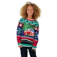 thumbnail image 1 of Jollidays Boys' Here Comes Santa Claus Long Sleeve Crewneck Ugly Christmas Sweater, Sizes S-XL, 1 of 5