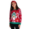 thumbnail image 1 of Jollidays Girls Fa La La Llama Ugly Christmas Sweater, Size S-XL, 1 of 4