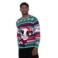 thumbnail image 1 of Jollidays Men's Mood Cow Long Sleeve Crewneck Ugly Christmas Sweater, Sizes S-2XL, 1 of 4