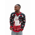 thumbnail image 1 of Jollidays Men's Naughty Candy Cat Valentine's Sweater, Sizes S-XL, 1 of 4