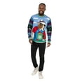 thumbnail image 1 of Jollidays Men's Reindeer Ugly Christmas Sweater with Drink Sweater, Sizes S-XL, 1 of 4