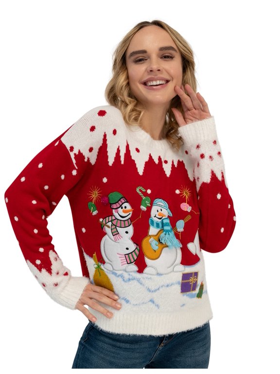 Women's Frosty Friends Ugly Christmas Sweater