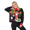 thumbnail image 1 of Jollidays Women's Llama Christmas Pullover Sweater, Sizes S-XXL, 1 of 10