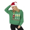 thumbnail image 1 of Jollidays Women's Proseco Ho Ho Ho Christmas Pullover Sweatshirt, Sizes S-XXL, 1 of 5