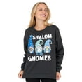 thumbnail image 1 of Jollidays Women's Shalom Gnomes Pullover Sweatshirt, Sizes S-XXL, 1 of 6