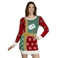 thumbnail image 1 of Jollidays Women's Wrap Me Up Ugly Christmas Sweater Tunic, 1 of 6
