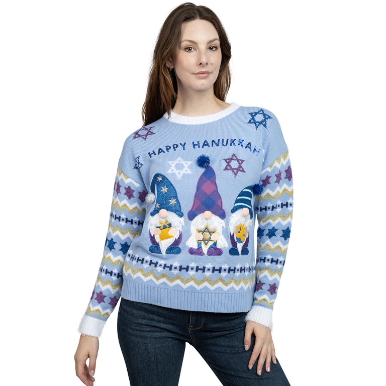 Happy 2025 hanukkah jumper