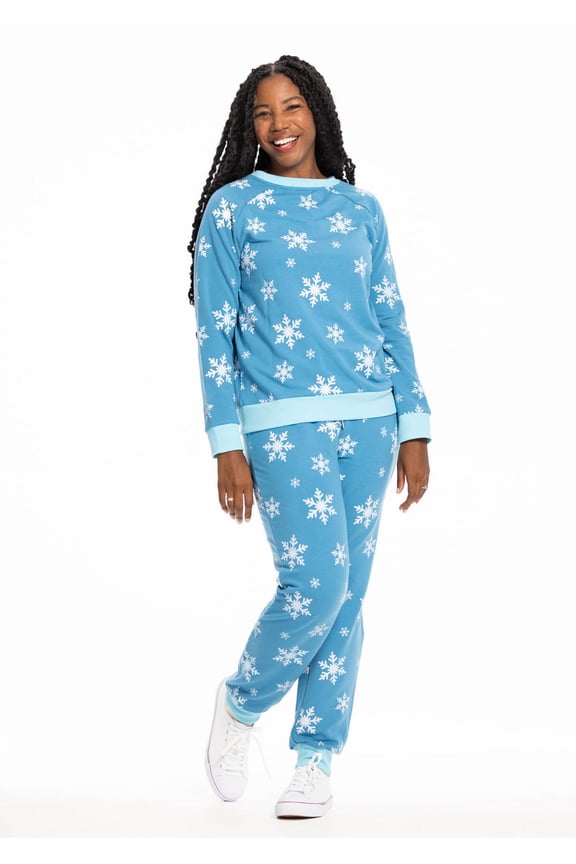x Giltter and Lazers Women's Up to Snow Good Sweatsuit, Sizes S - 5X