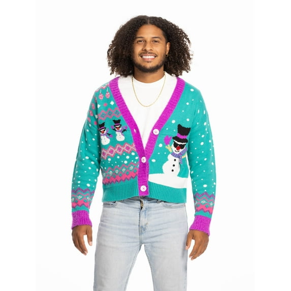 Jollidays x Glitter and Lazers Best in snow Cardigan, Sizes S-5X