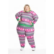 JOLLIDAYS x Glitter and Lazers Women's Love at Frost Sight Pajama Set, Sizes S -5X