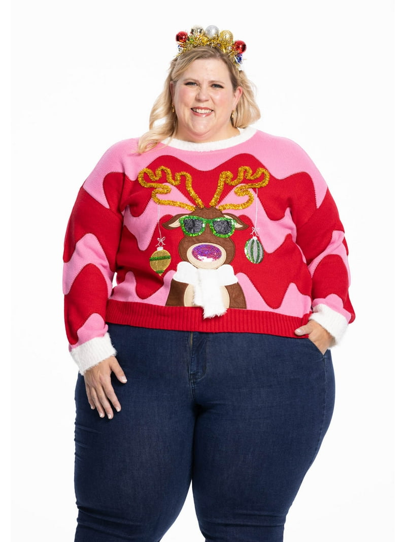Jollidays x Glitter and Lazers Women's Make it Rein Sweater, Sizes