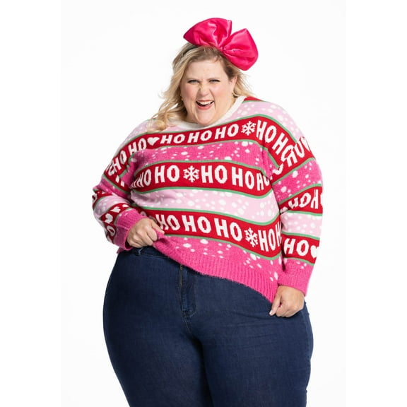 Jollidays x Glitter and Lazers Women's Watch Me Sleigh Sweater, Sizes S -5X