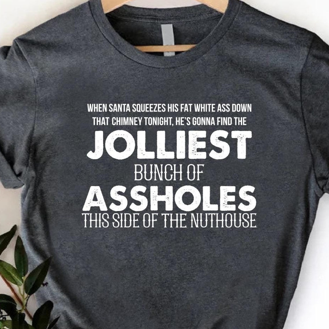 Jolliest Bunch Christmas Vacation - Xmas Movie Quote Gift, Red Tshirt ...
