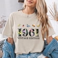 thumbnail image 1 of Jollimate 1961 Vintage Edition Shirt, Women Floral Graphic T-Shirt, Cute Botanical Wildflower Tee, 1 of 6